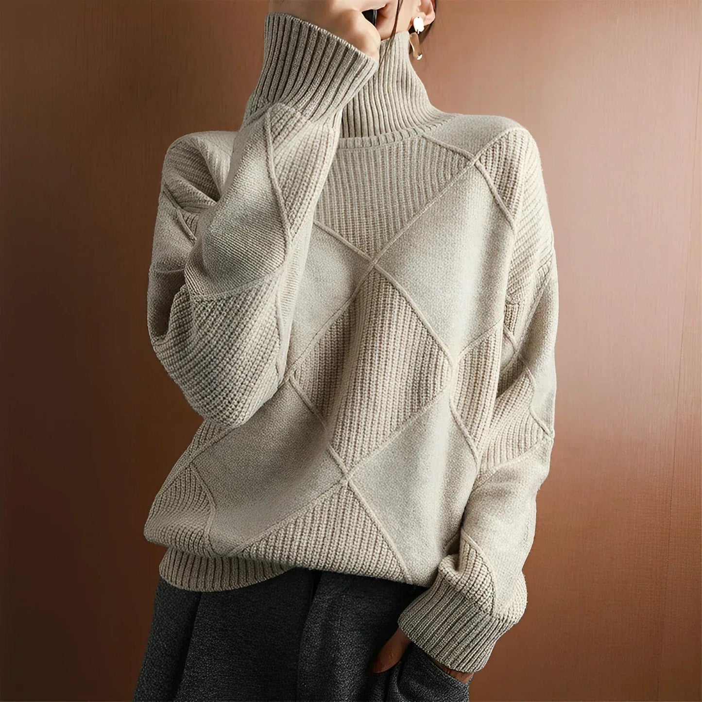 Manon | Pull Doux à Col Roulé pour Femmes