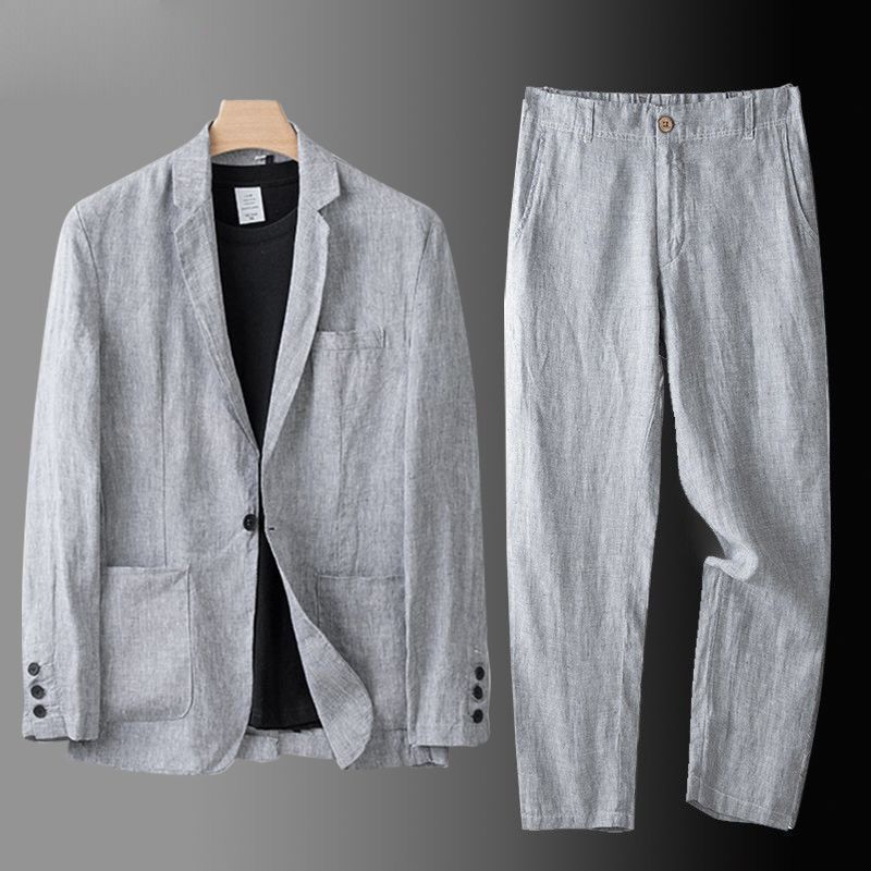 Pierre | costume décontracté en lin pour hommes