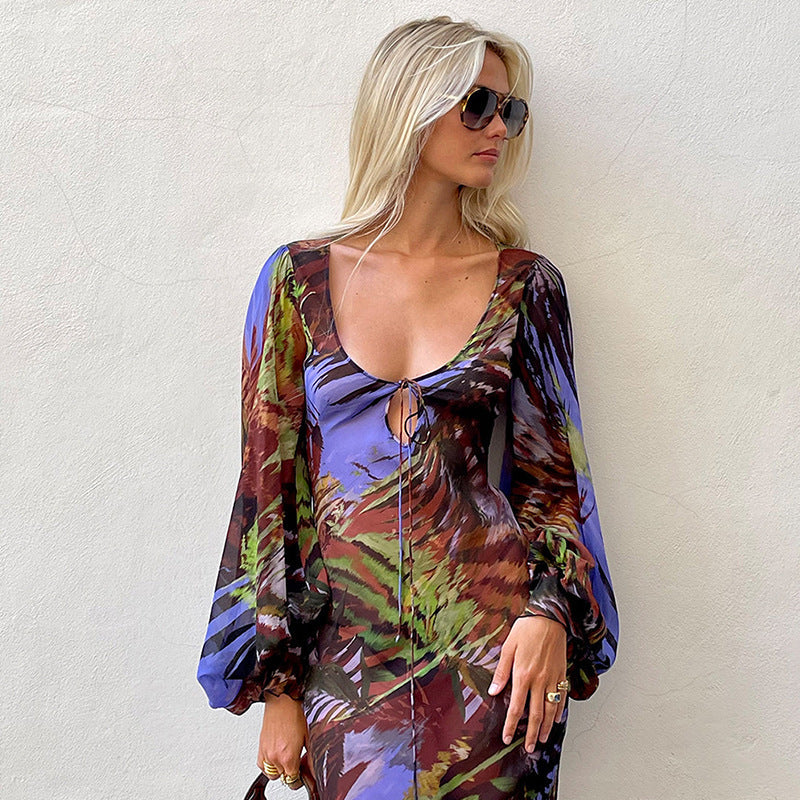 Renee | Robe colorée
