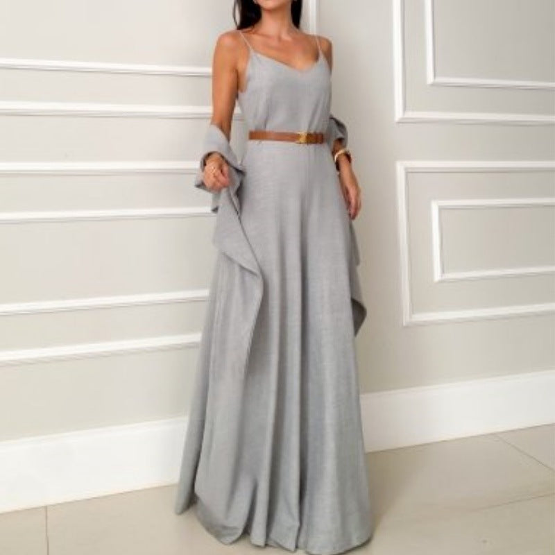 Fauve | Robe élégante sans manches pour femmes