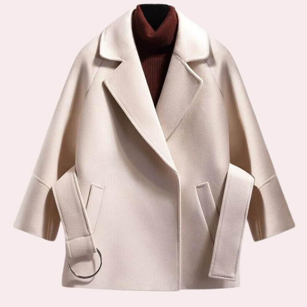 Marielle | Manteau de femme avec ceinture élégante