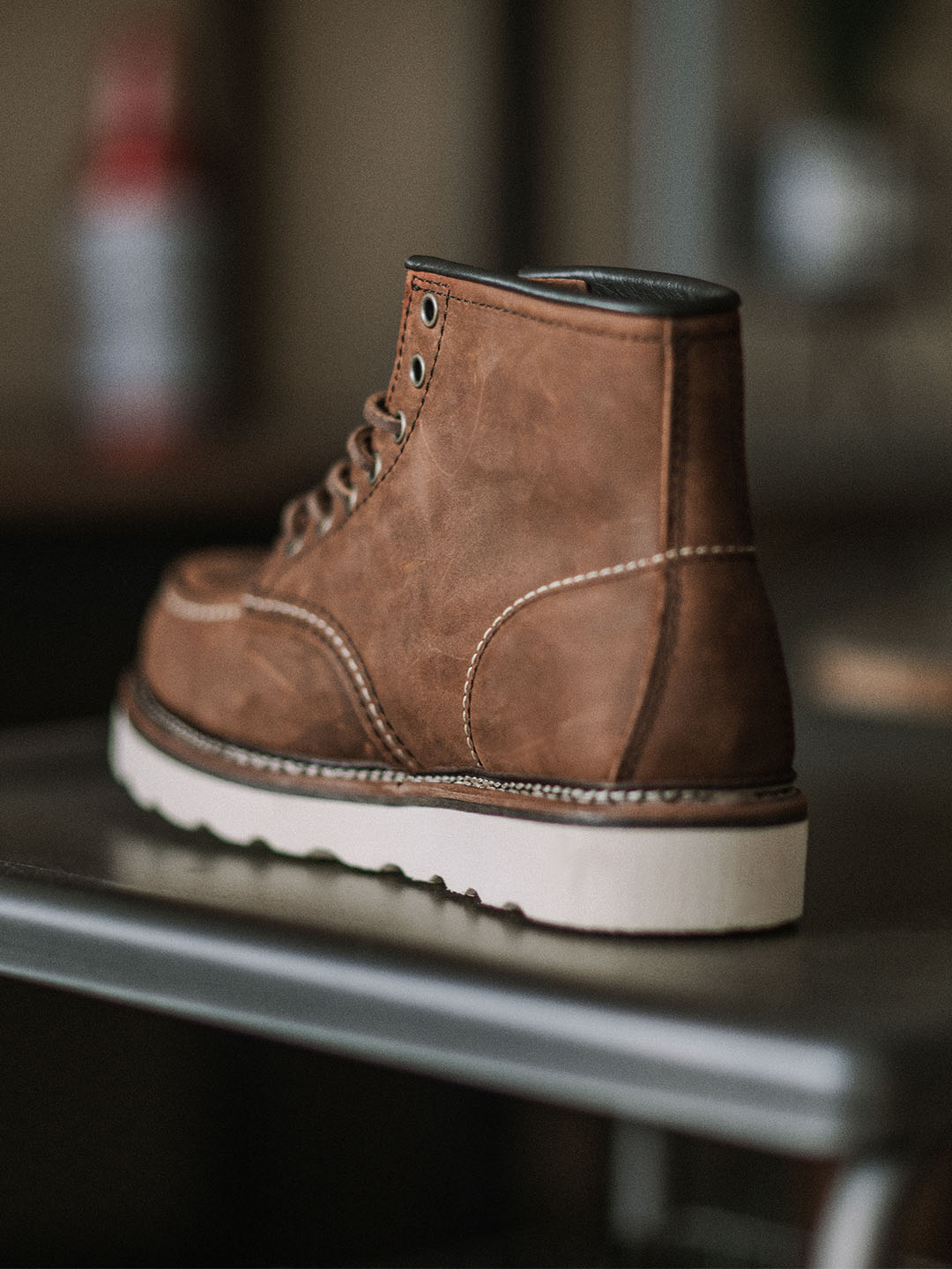 Mike | Bottes en cuir à bout mocassin pour hommes