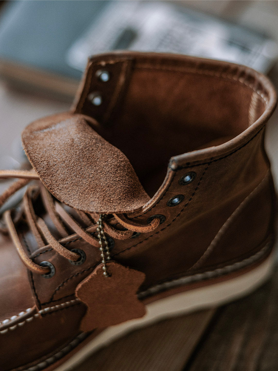 Mike | Bottes en cuir à bout mocassin pour hommes