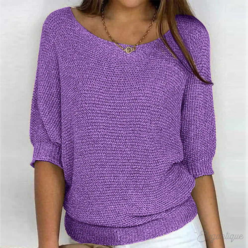 Charlena | Pull décontracté en tricot pour femmes