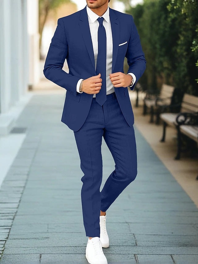 Maël | Costume en lin pour homme