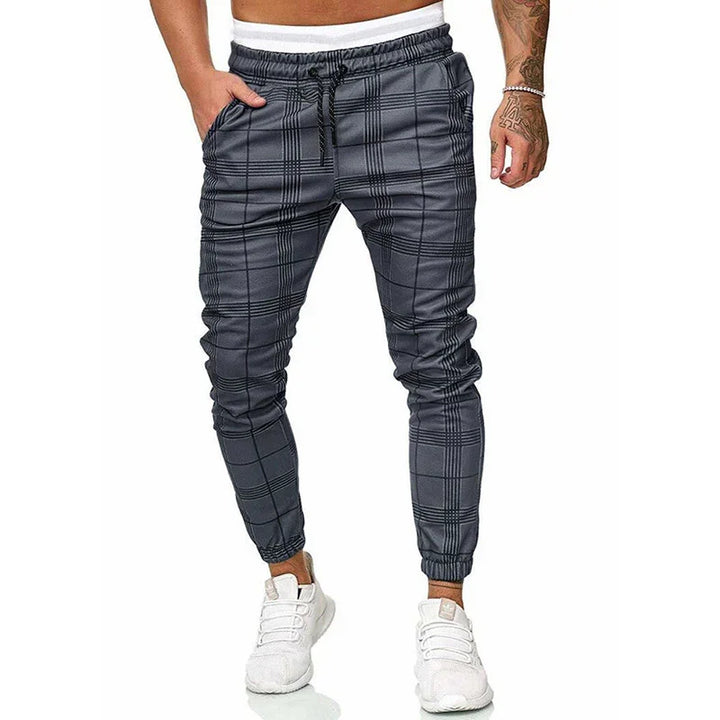 Renard - Pantalon Jogging à Carreaux pour Hommes