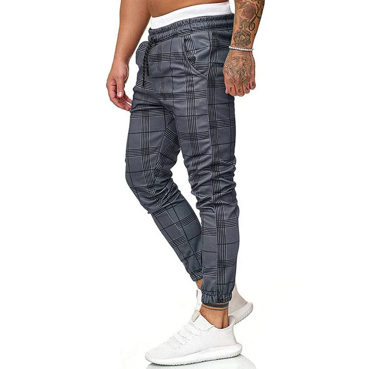 Renard - Pantalon Jogging à Carreaux pour Hommes