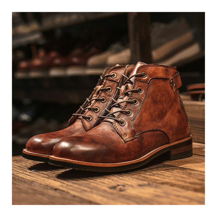 Carlo | Hommes Stylé Lacets Bottes