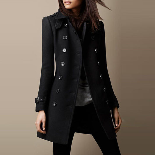 Nina | Manteau anglais avec boutons