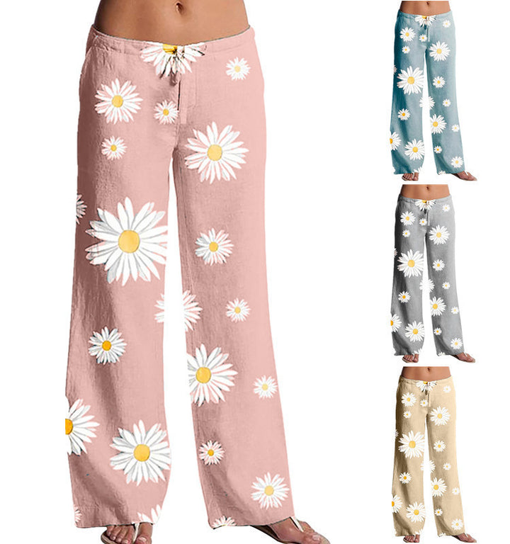 Fleur | Elegant pantalon de jogging à imprimé floral