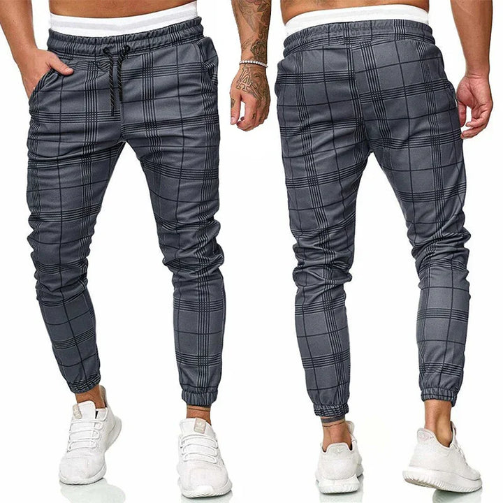 Renard - Pantalon Jogging à Carreaux pour Hommes