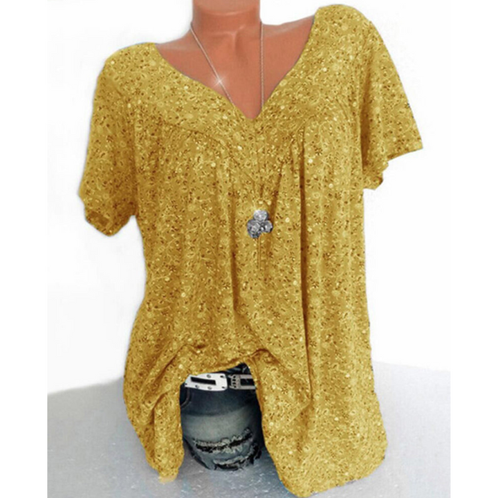 Elena | Blouse élégante à manches courtes pour femmes