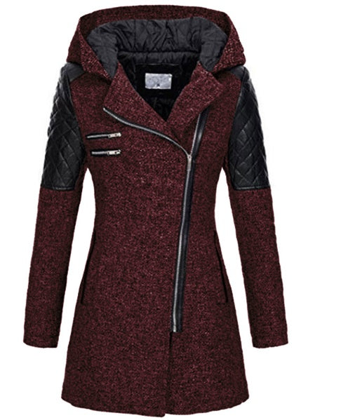 Valerie | Manteau d'hiver imperméable et coupe-vent avec capuche