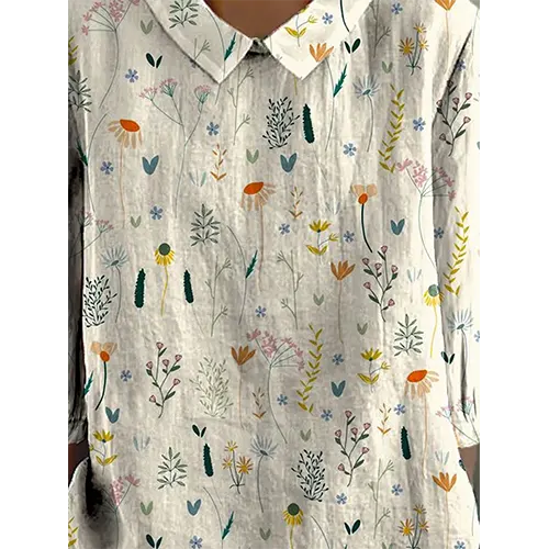 Elina | Chemisier avec col