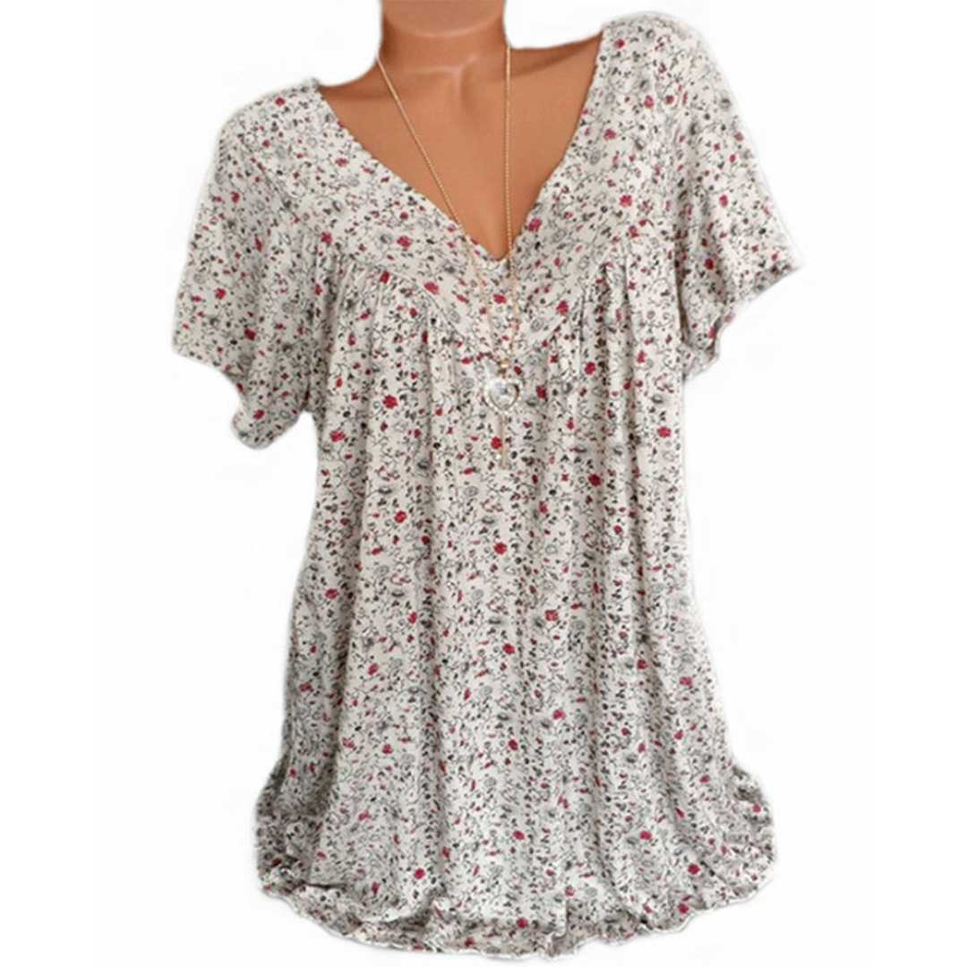 Elena | Blouse élégante à manches courtes pour femmes