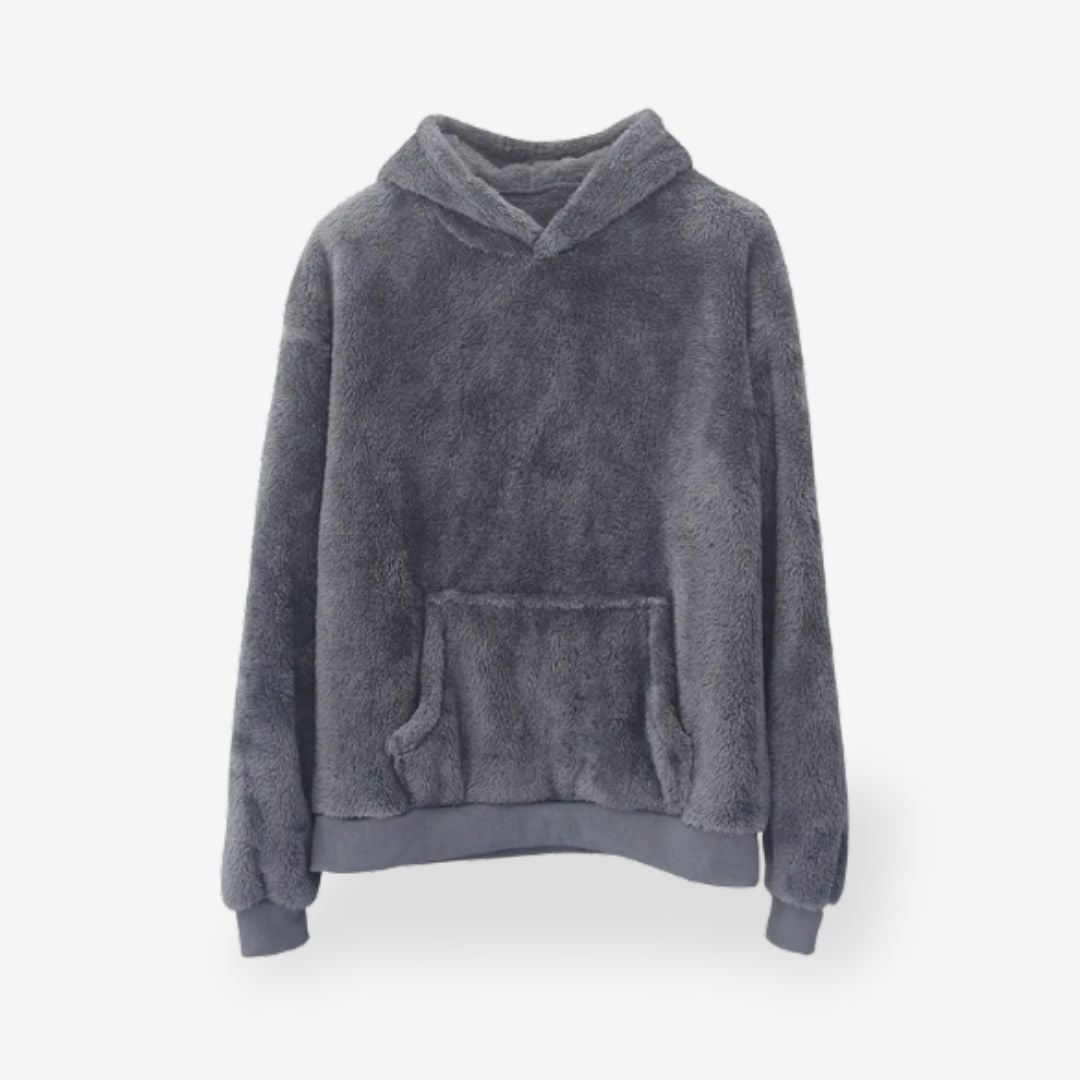 Serge | Sweat à capuche en polaire pour homme, idéal pour le froid