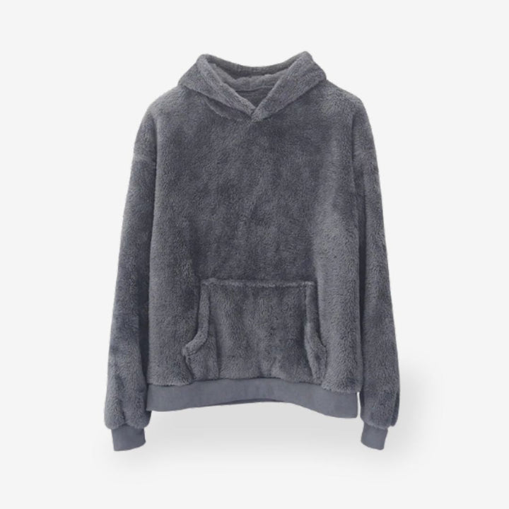 Serge | Sweat à capuche en polaire pour homme, idéal pour le froid