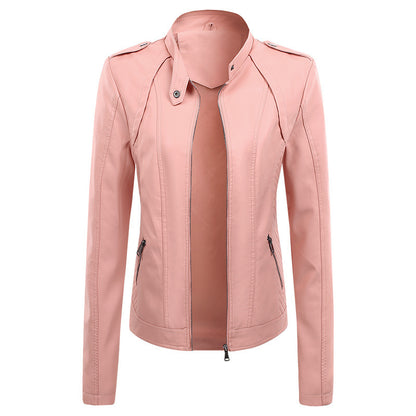 Anaëlle | Veste en cuir décontractée pour femmes