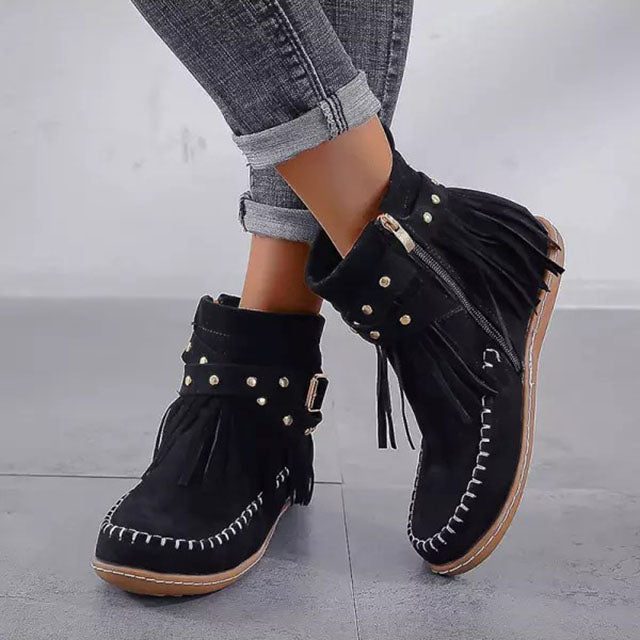 Noelle | Chaussures hautes de style vintage pour femmes