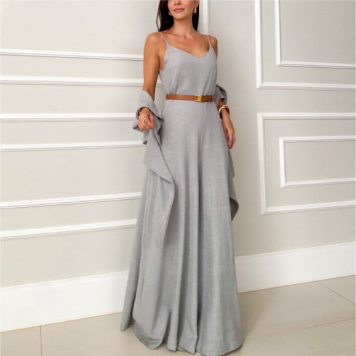 Fauve | Robe élégante sans manches pour femmes