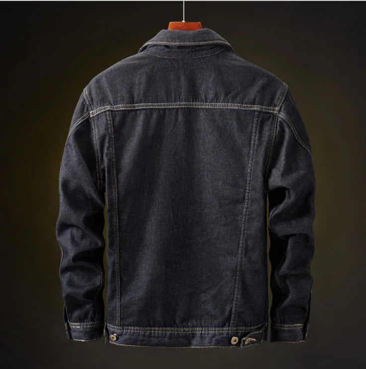Mason - Veste en jean doublée pour hommes