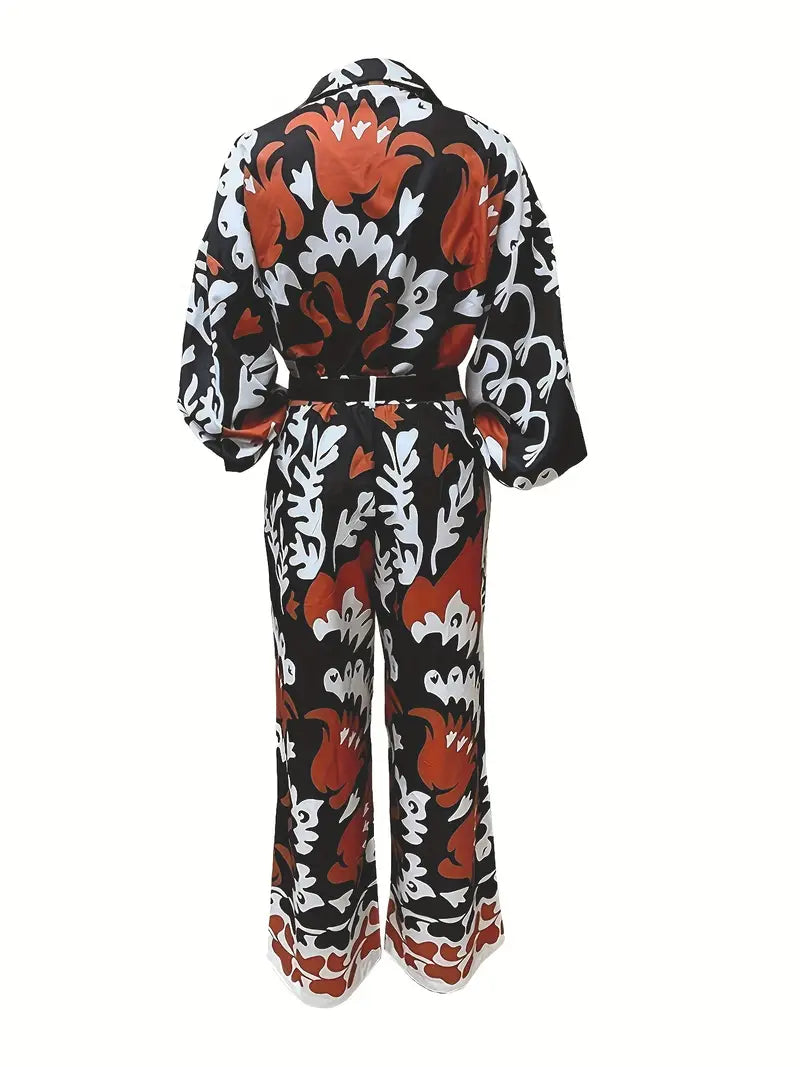 Remie | Ensemble deux pièces avec imprimé floral élégant