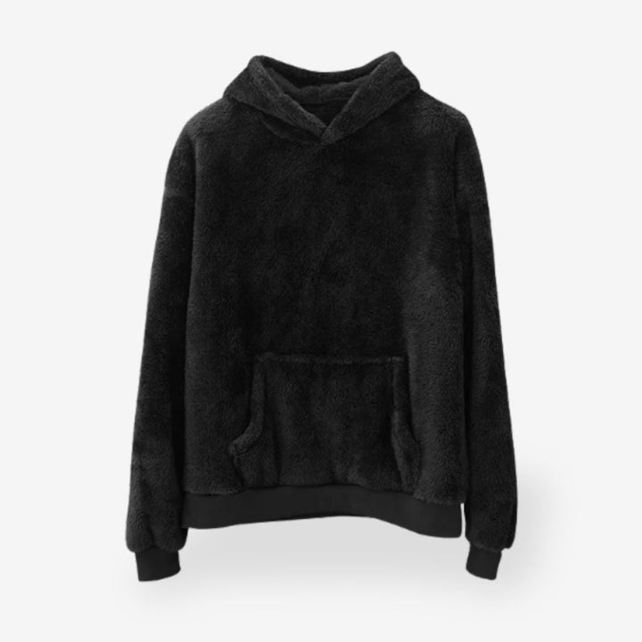 Serge | Sweat à capuche en polaire pour homme, idéal pour le froid