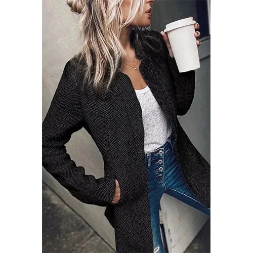 Élise | Blazer Long D'hiver Pour Femmes – mode