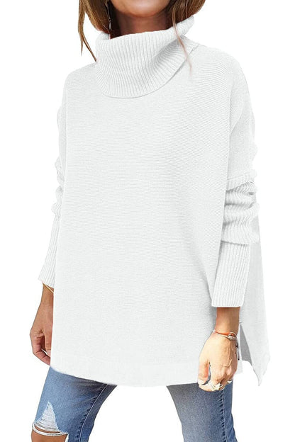 Mariet | Pull à col roulé en maille pour femme