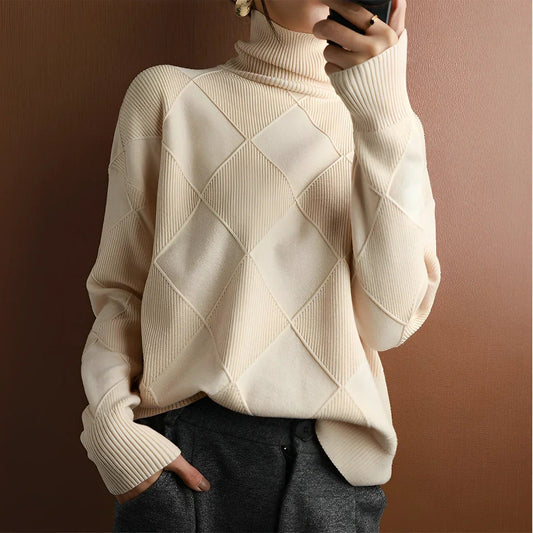 Manon | Pull Doux à Col Roulé pour Femmes