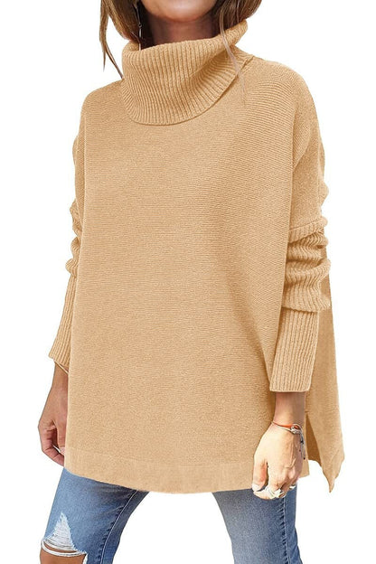 Mariet | Pull à col roulé en maille pour femme