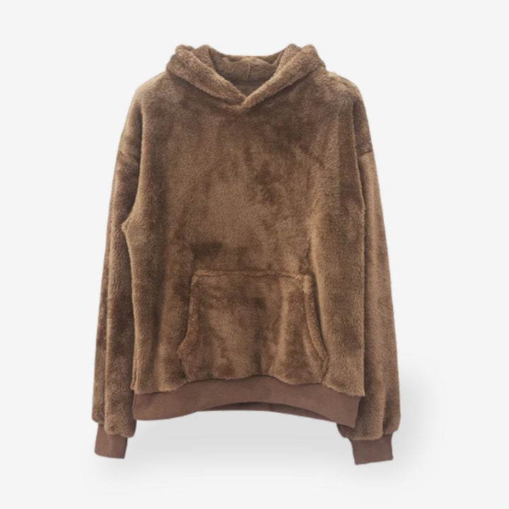 Serge | Sweat à capuche en polaire pour homme, idéal pour le froid