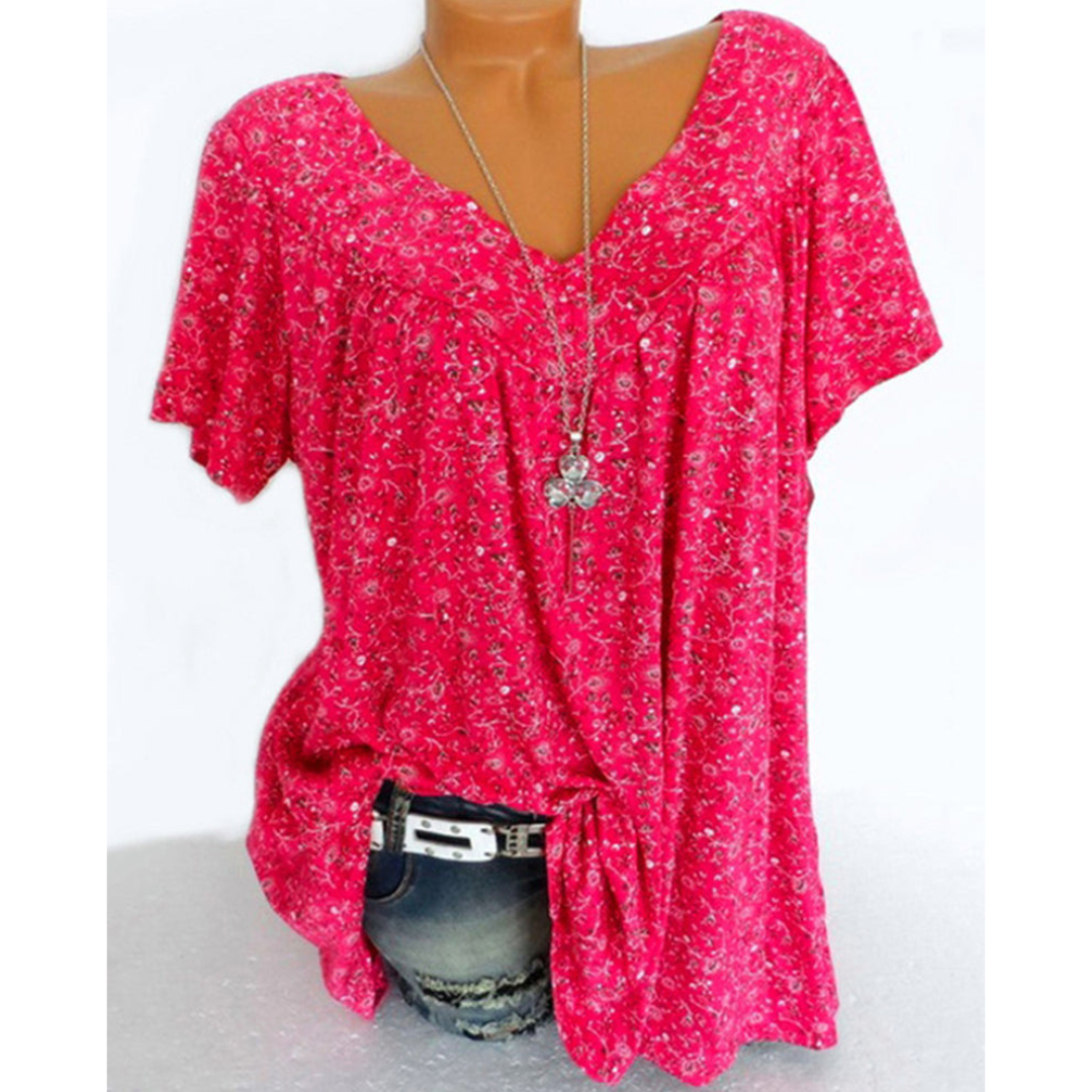 Elena | Blouse élégante à manches courtes pour femmes