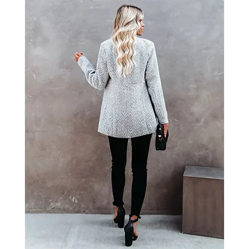 Élise | Blazer Long D'hiver Pour Femmes – mode