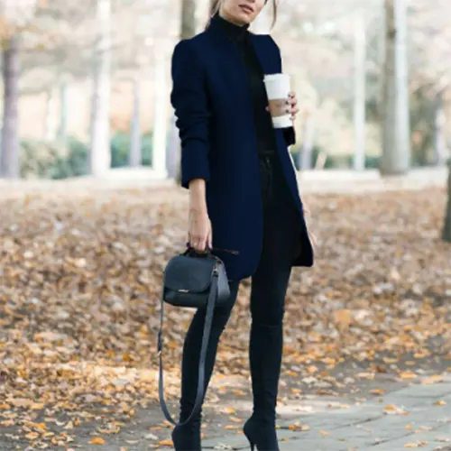 Élise | Blazer D'hiver Long Et Étroit Pour Femmes – mode