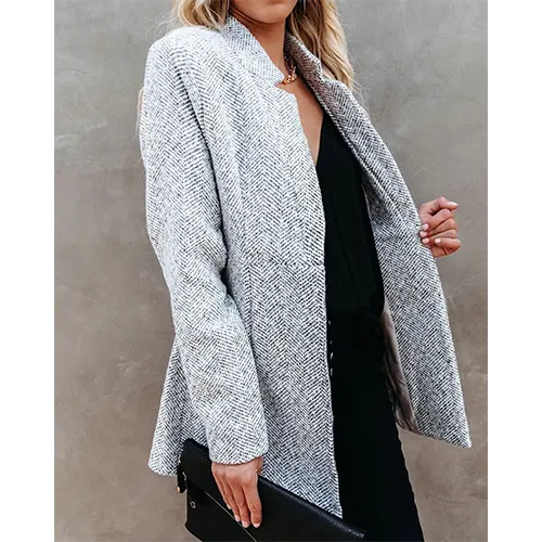 Élise | Blazer Long D'hiver Pour Femmes – mode