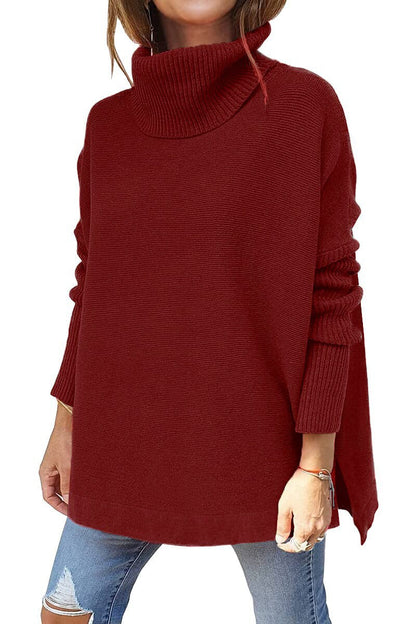 Mariet | Pull à col roulé en maille pour femme