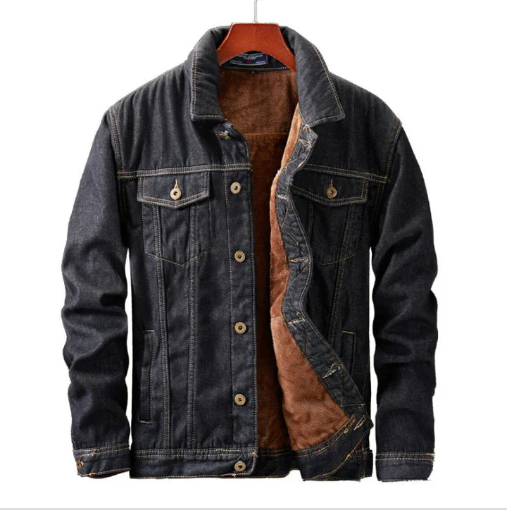 Mason - Veste en jean doublée pour hommes