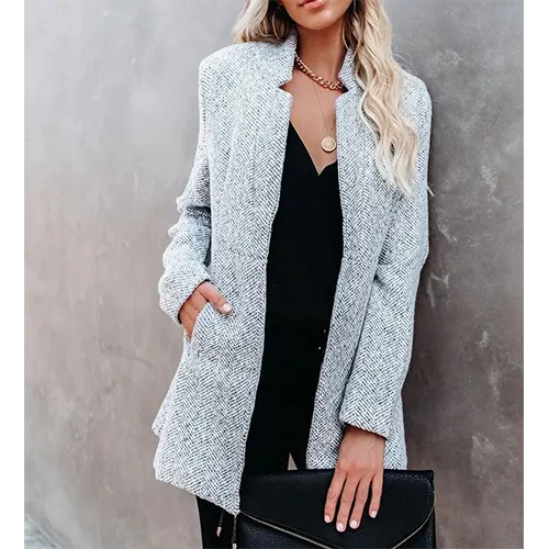 Élise | Blazer Long D'hiver Pour Femmes – mode