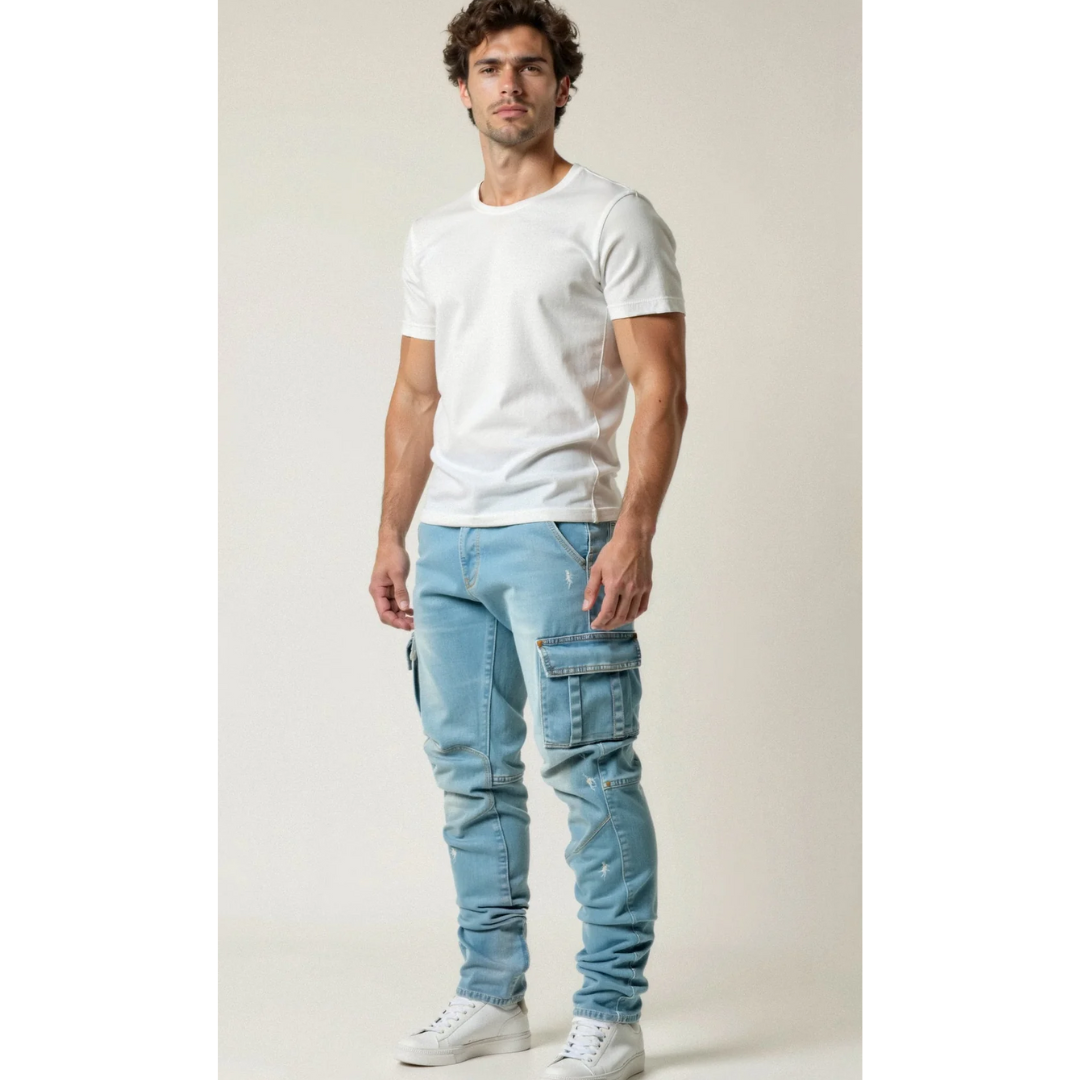 Marius | Jean cargo hommes