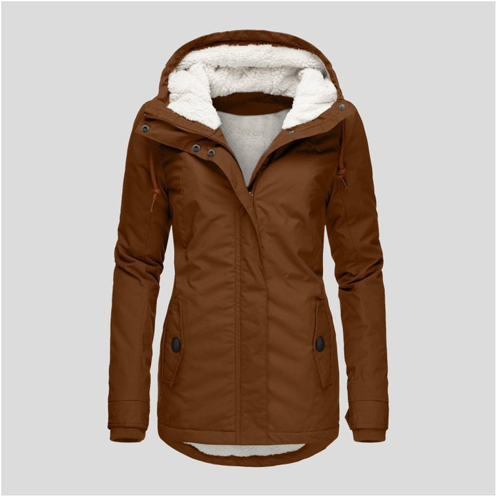 Isabelle | Longue veste chaude imperméable et coupe-vent pour femmes