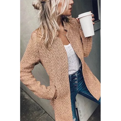 Élise | Blazer Long D'hiver Pour Femmes – mode