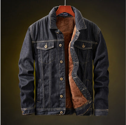 Mason - Veste en jean doublée pour hommes