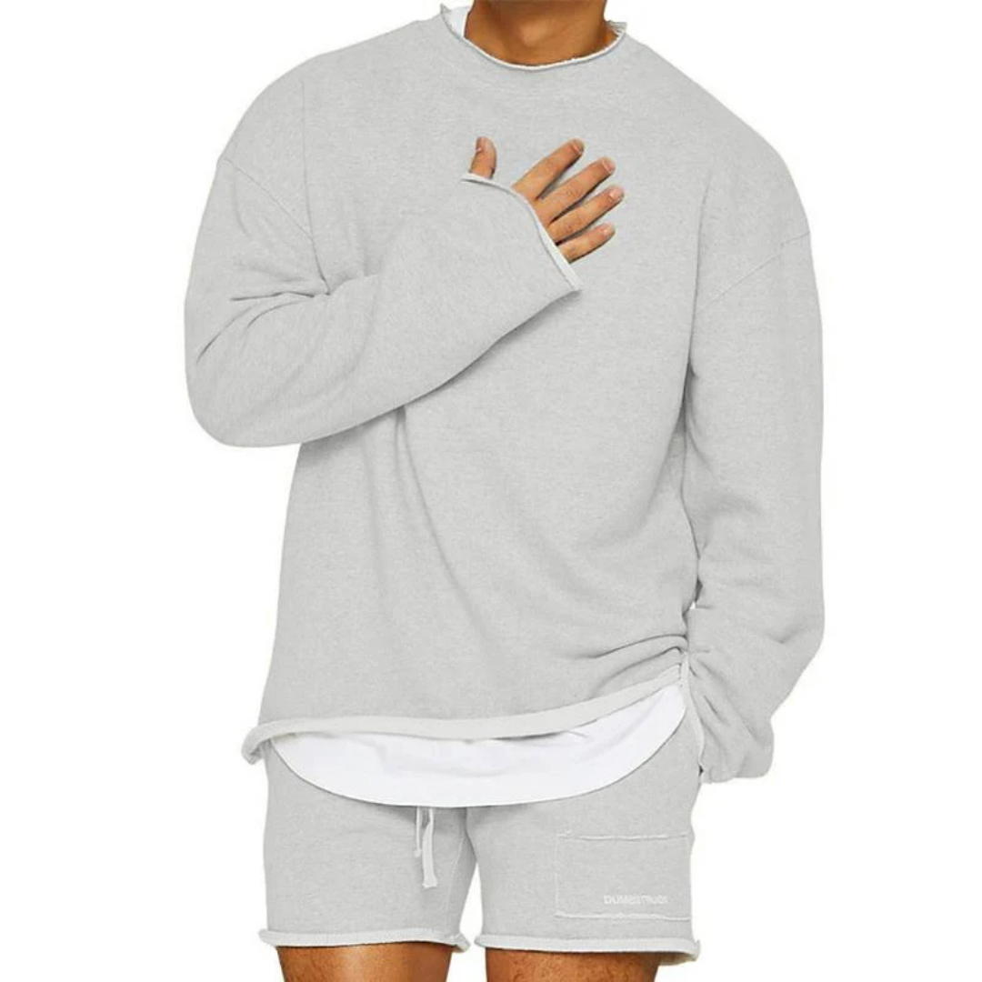 Lance | Ensemble soirée d'été - Pull chaud avec short