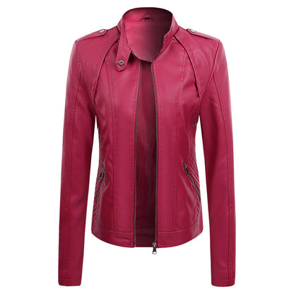 Anaëlle | Veste en cuir décontractée pour femmes