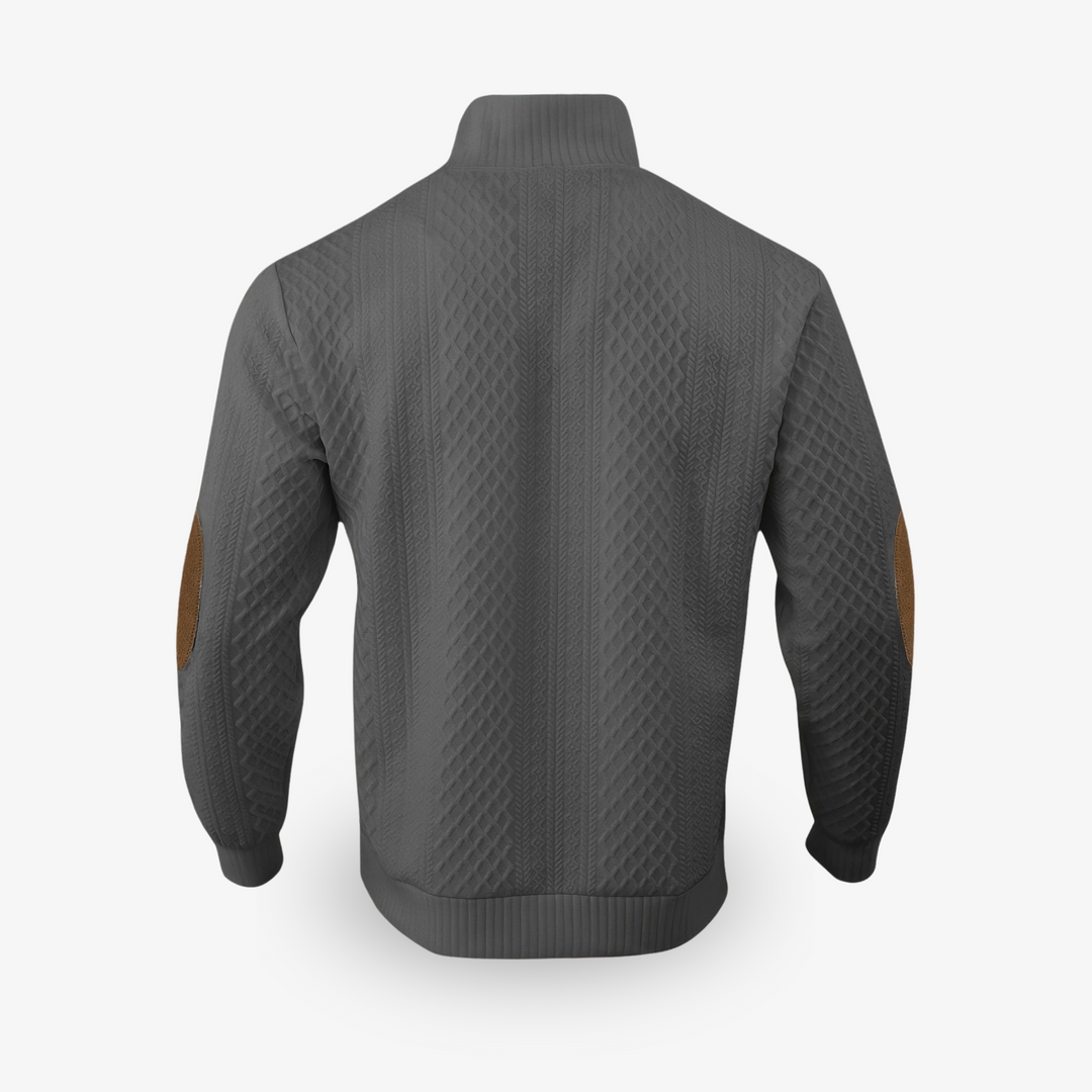 Anton | Pull chaud pour hommes avec col boutonné