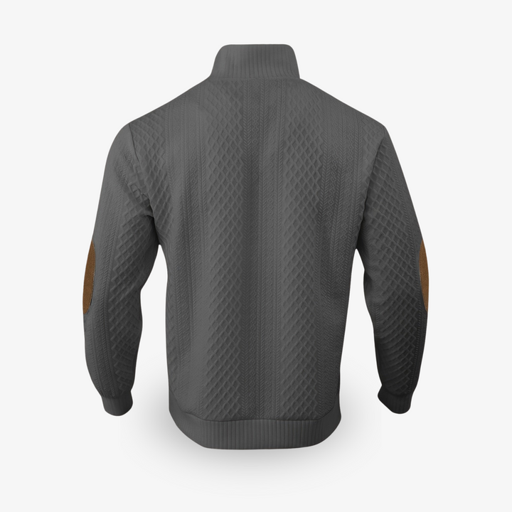 Anton | Pull chaud pour hommes avec col boutonné