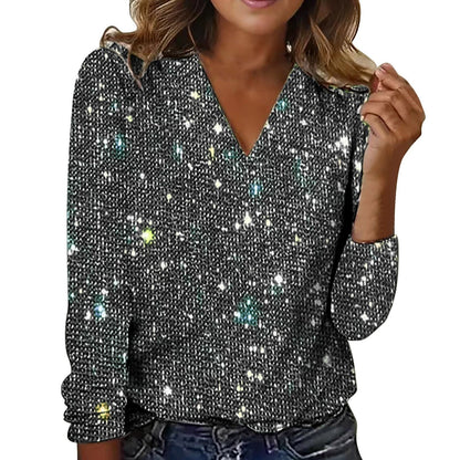 Milou | Top femme avec paillettes