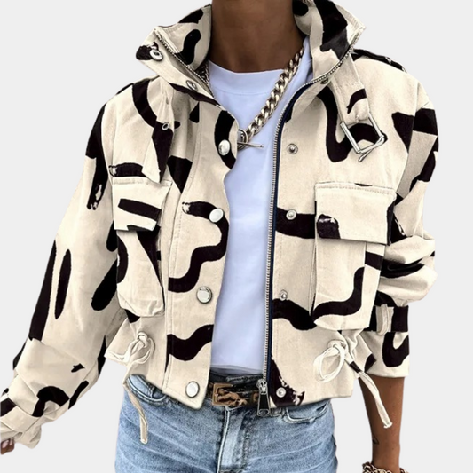 Aimee | Veste à col montant et poches pour femmes