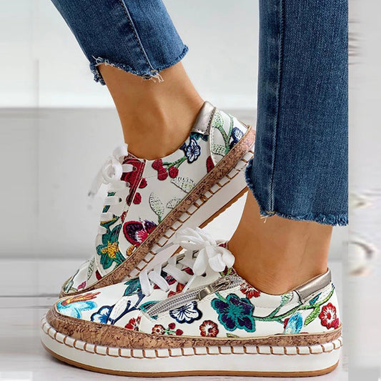 Amelie | Baskets à motifs floraux pour femmes